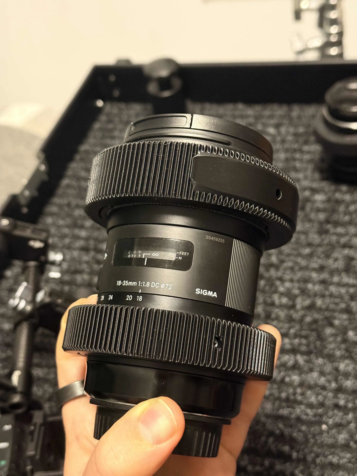 Hard Stop Follow Focus Ring - Sigma 18-35mm