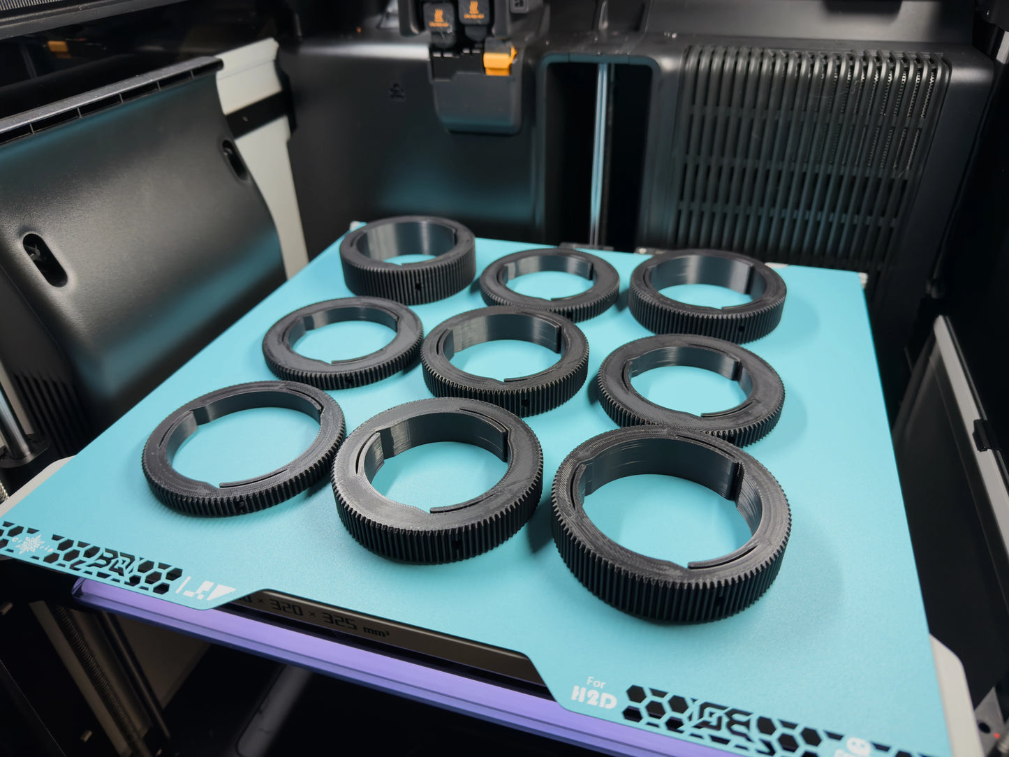 neun follow focus ringe im 3D Drucker